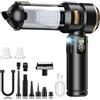 Aurvite Aspirapolvere a mano 4 in 1, 32000 Pa, aspirapolvere per auto, senza fili, display LCD, senza spazzole, 30000 giri/min, aspirapolvere per auto, ufficio, peli di animali domestici