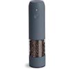 TLYSXPRO Macina Pepe Elettrico Ricaricabile USB-C, Grana Regolabile, Macinapepe Automatico con Luce LED e Spazzola di Pulizia, Accessori Cucina Moderni (1 Pezzo, Blue-Grey)