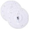 LEKEFETO Modulo LED da 24 W, kit di conversione: 2 pezzi, modulo ad anello a LED con supporto magnetico per plafoniere, bianco naturale, 4000 K, alta luminosità, forma di ricambio per sala da pranzo, camera da