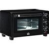 HOMCOM Fornetto Elettrico 21L Timer e Temperatura Regolabile, 3 Modalità di Cottura e Accessori Inclusi, 1400W, 46x38.5x29cm, Nero