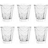 Vidivi Vetri delle Venezie Set 6 bicchieri 340 ml, in vetro trasparente (Carrè, Acqua)
