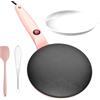 Generic Crepera elettrica - Macchina per pancake antiaderente da 7,8 pollici con controllo della temperatura intelligente | Dispositivo portatile portatile portatile per cucinare la colazione in cucina