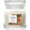YANKEE CANDLE Signature Jar Candles Amber & Sandalwood 110g - Candela Profumata