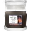 YANKEE CANDLE Signature Jar Candles Black Coconut 110g - Candela Profumata