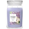 YANKEE CANDLE Signature Jar Candles Lavender Vanilla 567g - Candela Profumata