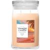 YANKEE CANDLE Signature Jar Candles Pink Sands Glow 567g - Candela Profumata
