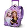 Disney Frozen 2 Violet-Zainetto 3D con Ruote Piccolo, Lilla, 26 x 34 cm, Capacità 7 L