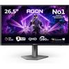 AOC AGON PRO AG276QZD2 Monitor PC 67,3 cm (26.5) 2560 x 1440 Pixel Quad HD QD-OLED Nero, Grigio GARANZIA ITALIA