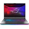 ASUS ROG Strix G18 G815JPR-S8006W Intel® Core™ i9 i9-14900HX Computer portatile 45,7 cm (18) WUXGA 16 GB DDR5-SDRAM 1 TB SSD NVIDIA GeForce RTX 5070 Wi-Fi 7 (802.11be) Windows 11 Home Nero, Grigio GARANZIA ITALIA