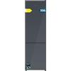 Cecotec Frigorifero Combinato 356L Bolero CoolMarket Combi 356i Grey Glass D. Altezza 200cm, Larghezza 59,5 cm, Classe E, Tecnologia Multi Airflow, FreshnessFlex e HumidityFlex HUB