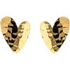 ETRUSCA GIOIELLI Orecchini Donna placcati Oro 18k - Orecchini Cuore Anallergici - Gioielli Made in Italy - Idea Regalo Compleanni, Anniversari, Festa Donna, Festa Mamma