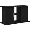 vidaXL Supporto Acquario 101x41x58 cm Legno Multistrato Rovere Nero, Mobile per Acquario, unità per Acquario, mensola per Acquario, Base per Acquario
