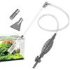 Omnikryp Sifone Acquario, Pompa Pulizia Acquario Manuale, 1.7m Kit di Pulizia per Acquari, per Cambio Acqua, Lavaggio della Sabbia, Filtraggio E Circolazione dell'Acqua