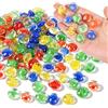 ENUTROF Perle e Ciottoli in Vetro Ciottoli di Vetro Gemme Pietre Decorative Pietre Colorate ca.500g 19.7mm per Matrimoni Fai da Te Decorazione Acquario Vasi Decorazione Ciotole da Giardino(Colore I)