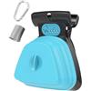 SSS SALLYSS Raccolta Escrementi per Cani e Gatti - Paletta Igienica Portatile, Raccogli Cacca, Espandibile Anti-Odore, Rotolo di Sacchetti, Ideale per Passeggiate e Uso Esterno (Blu, Large)