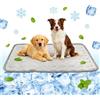 ALKNOT Tappetino rinfrescante per cani, 100 x 70 cm, tappetino auto-raffreddante per cani, cuscino rinfrescante estivo per cani per casa, in viaggio o in auto (grigio, XL-100 * 70cm)