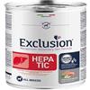 Generico Exclusion hepatic umido adult Maiale Riso e Piselli, dieta veterinaria | 6 lattine da 200 grammi l'una.