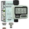 CROSOFMI Centralina Irrigazione Giardino Timer Irrigazione Automatico Programmatore Irrigazione /IPX5 Impermeabile/Ritardo Pioggia/Modalità di Irrigazione Manuale/Funzione di Blocco Bambini