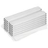 QUARKZMAN 12 Pz Magneti Piatti Piccoli Extra Forti Rettangolari Autoadesivi, Potenti Elementi Di Fissaggio Magnetici Per Uffici, Lavagne Magnetiche, Mobili Da Cucina (60X10X4 mm, Argento)