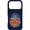 Web Spider Birthday Family Matching Part Custodia per iPhone 17 Pro T-shirt da festa di Halloween SQUAD of the Birthday GIRL Web Spider