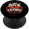 Boxer Accessories & Funny Boxing Shirts The Box-Father - Guantoni da boxe PopSockets PopGrip Adesivo