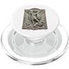 Holy Art Scultura neoclassica di San Michele Arcangelo Rilievo PopSockets PopGrip per MagSafe
