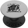 Demonique Tees and Ars Goetia Demon Gift Furcas il Cavaliere Ombra PopSockets PopGrip Adesivo