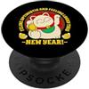 China New Year Gatto di Capodanno cinese PopSockets PopGrip Adesivo