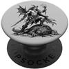 Demonique Tees and Ars Goetia Demon Gift Alastor Fiaccole della Terra Desolata PopSockets PopGrip Adesivo