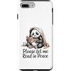 Panda Reading Peace Bookworm Custodia per iPhone 7 Plus/8 Plus Panda Reading Per favore Lasciami leggere in pace
