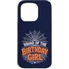 Web Spider Birthday Family Matching Part Custodia per iPhone 15 Pro T-shirt da festa di Halloween SQUAD of the Birthday GIRL Web Spider