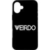 Detti di assegno stravaganti per gli str Custodia per iPhone 16 Plus Weirdo Different Special Emo Goth Punk Nerd Weird