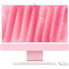 Apple iMac Computer desktop all-in-one: Chip M4, CPU 8-core e GPU 8-core: display Retina 24'', 16GB di memoria unificata, 256GB di archiviazione SSD, con accessori. Per iPhone/iPad; Azzurro