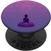 Buddha Designs by Kajiro Buddha astratto fiore di loto - buddismo spirituale buddista PopSockets PopGrip Adesivo