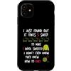 Whyitsme Design Custodia per iPhone 11 Scherzo divertente per lavori a maglia, con pecore