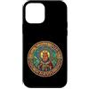Oktoberfest Wurst Behavior Sausage Pun Custodia per iPhone 12 mini Oktoberfest I'm On My Wurst Behavior - Vetro colorato