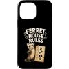 Jimbeels Custodia per iPhone 13 Pro Max Regole Casa Furetto