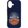 Web Spider Birthday Family Matching Part Custodia per iPhone 17 T-shirt da festa di Halloween SQUAD of the Birthday GIRL Web Spider