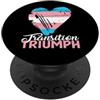 Trans Quote Transition Triumph Transgend Bandiera transgender Trans Quote Transgender Triumph PopSockets PopGrip Adesivo