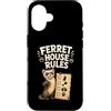 Jimbeels Custodia per iPhone 16 Regole Casa Furetto
