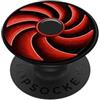 PC Gaming Cooler Graphic Gamer Rig - Ventola di raffreddamento rossa Art Tech Design PopSockets PopGrip Adesivo