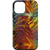 generic Custodia per iPhone 12 mini Motivo colorato della giungla della riga della tig