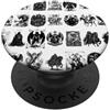 Demonique Tees and Ars Goetia Demon Gift Icone Infernali La Collezione Gotica Goetia PopSockets PopGrip Adesivo