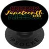 Novelty Juneteenth tees Giugno 1865 PopSockets PopGrip Adesivo