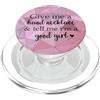 Phone Grip Dark Romance Phone Case Good Give Me a Hand Necklace and Tell Me Im a Good Girl Book Pink PopSockets PopGrip per MagSafe