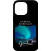 Aurora Borealis aka Northern Lights of G Custodia per iPhone 14 Pro Max Groenlandia Souvenir Vacanze Vacanze Memorabilia Famiglia