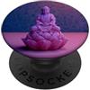 Buddha Designs by Kajiro Buddha astratto fiore di loto - buddismo spirituale buddista PopSockets PopGrip Adesivo
