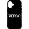 Detti di assegno stravaganti per gli str Custodia per iPhone 16 Weirdo Different Special Emo Goth Punk Nerd Weird