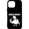 Funny Peace Dove Pigeon Birthday Holiday Custodia per iPhone 16 Pro Max Guess What Lonesome White Colomba Piccione Uccello Uomini Donne Bambini