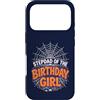 Web Spider Birthday Family Matching Part Custodia per iPhone 17 Pro Stepdad of the Birthday Girl Web Spider Halloween Party Tee Tee